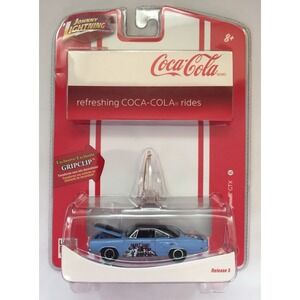 Johnny Lightning Coca-Cola 1970 Plymouth GTX Christmas Ornament GripClip Diecast